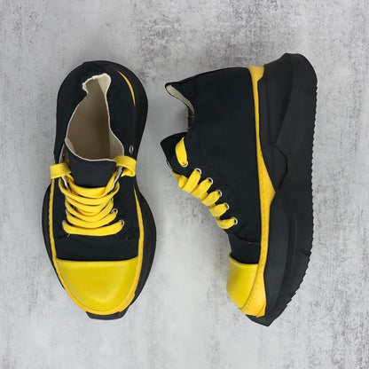 Rick Owens Abstract DRKSHDW Low "Black-Yellow"