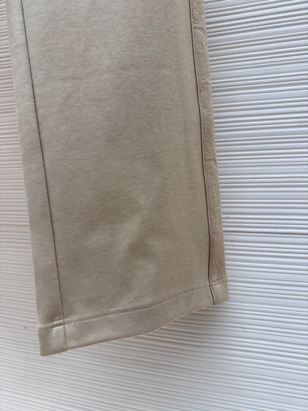 Dior Oblique Track Pants "Beige Cotton-Blend Jersey"