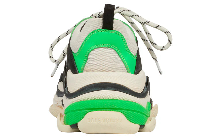 Balenciaga Triple S "White-Fluo Green"