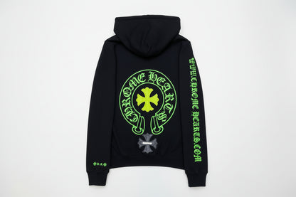 Chrome Hearts Hoodie "Black-Green"