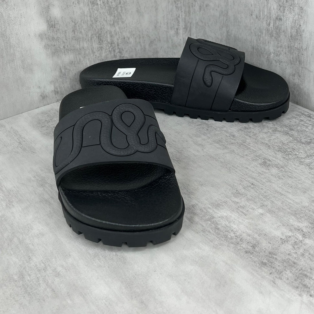 Gucci Snake Slides "Black"