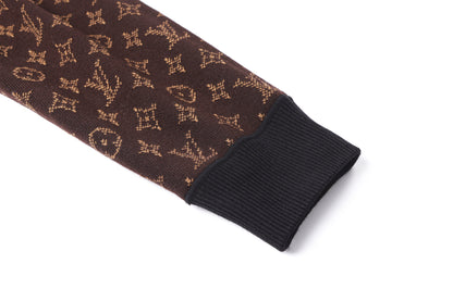 Louis Vuitton Monogram Reversible Double Face Knitted Hooded Blouson "Black"