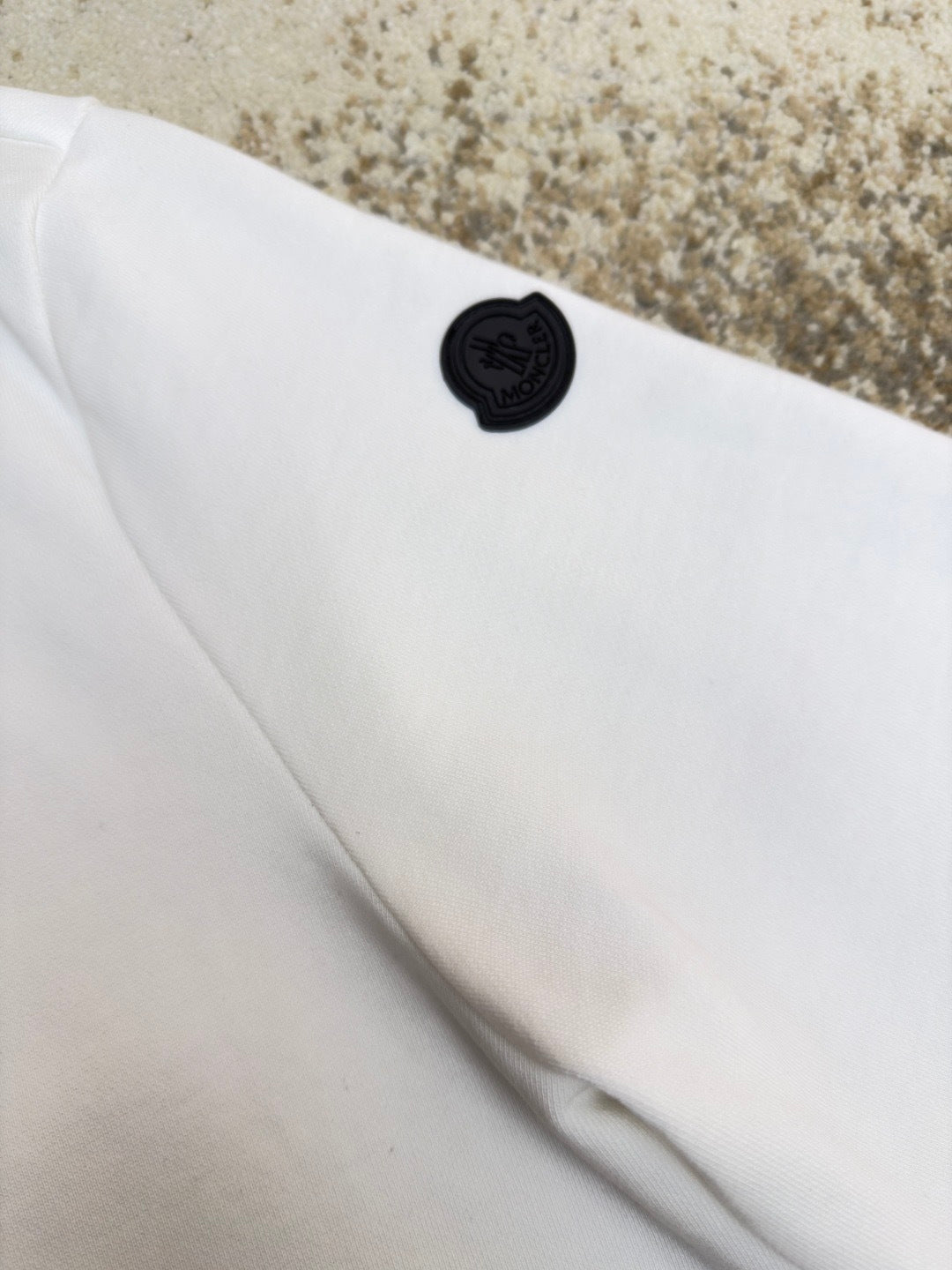 Moncler Blurred Logo Sweatshirt "White"