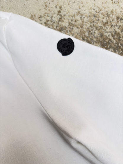 Moncler Blurred Logo Sweatshirt "White"