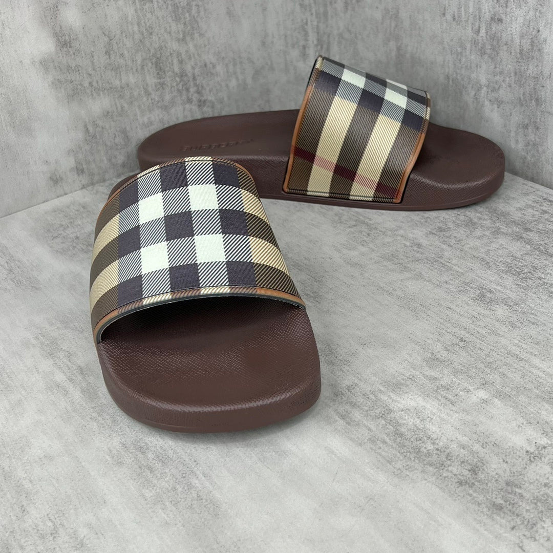 Burberry Slides "Brown-Beige"