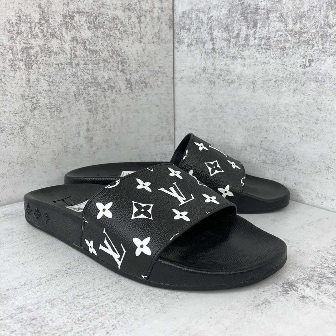 Louis Vuitton Slides "Black-White"