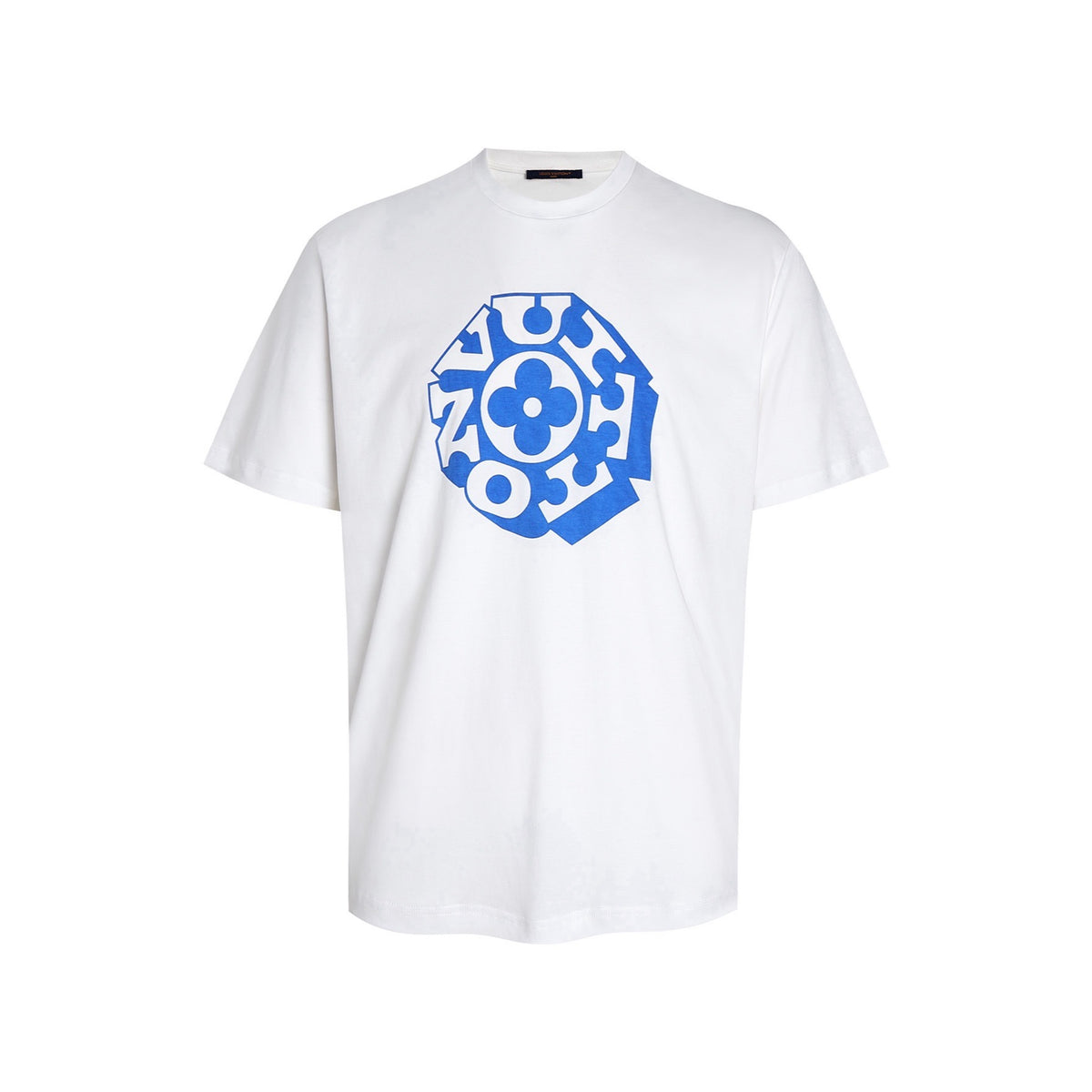Louis Vuitton Printed Signature T-Shirt "Milky White"