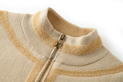 Louis Vuitton Knit Track Top "Beige"