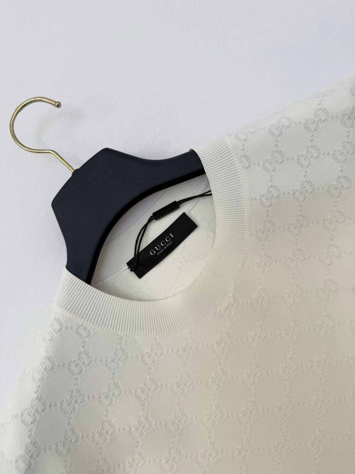 Gucci Technical GG Jacquard Fabric T-shirt "Ivory"