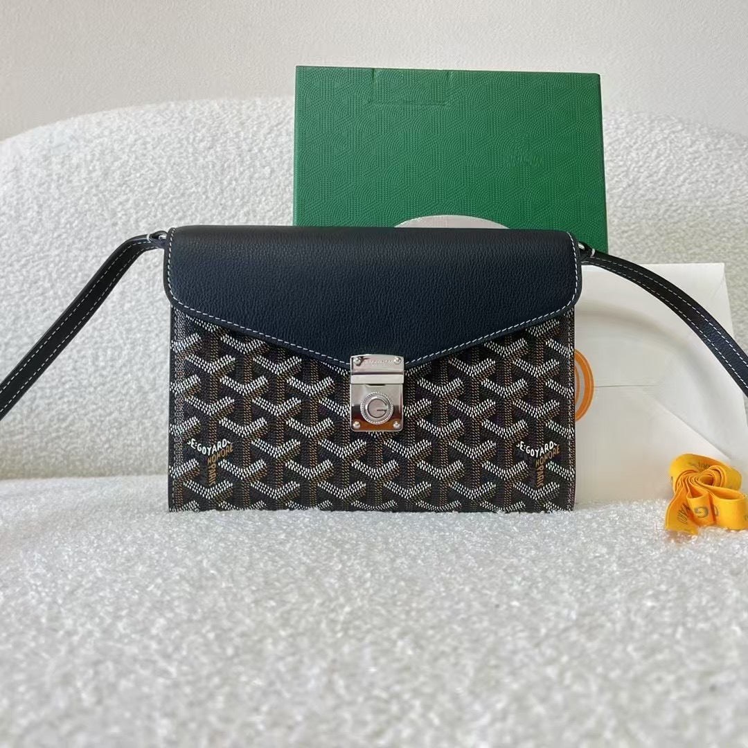 Goyard Goyardine Calfskin Chypre Wallet Pouch