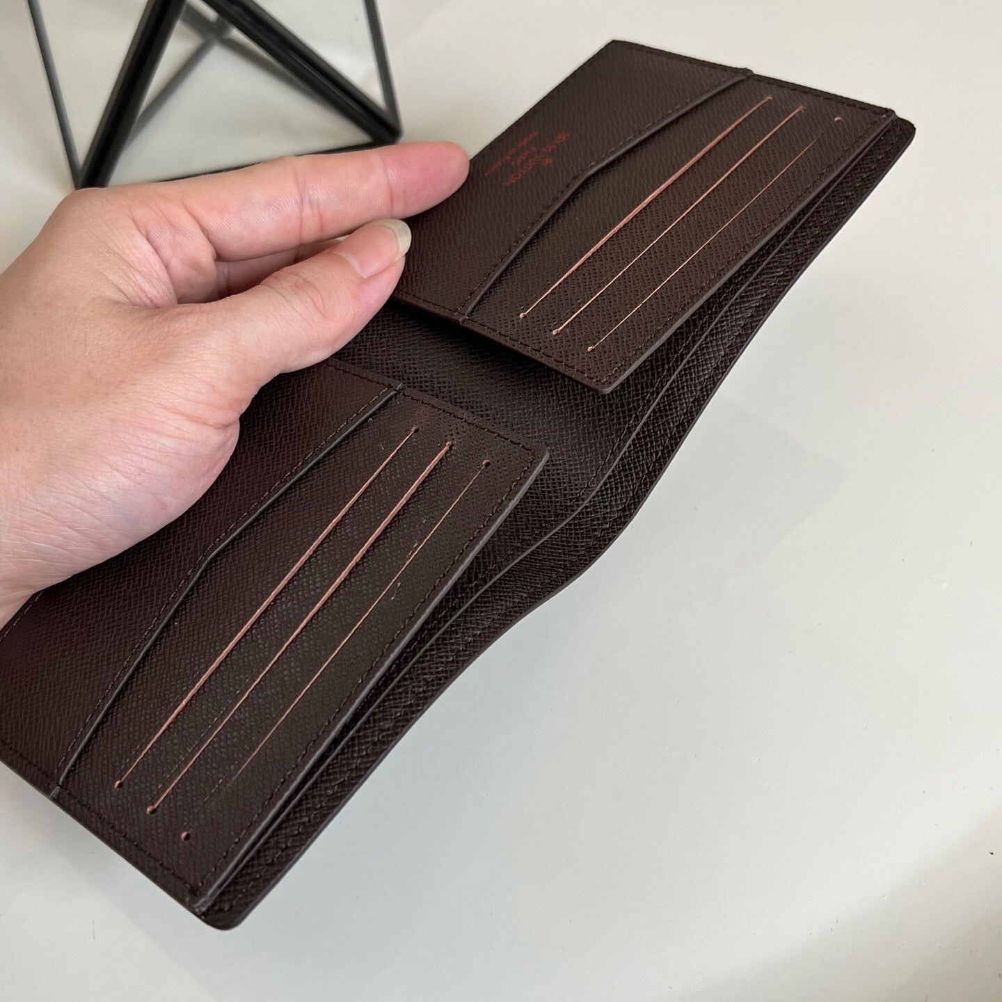 Louis Vuitton Slender Wallet "Damier Ebene"