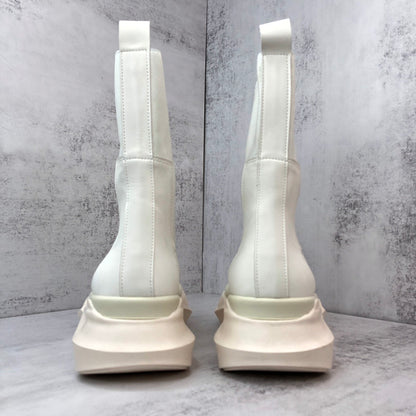 Rick Owens Abstract Beetle Boots "White"
