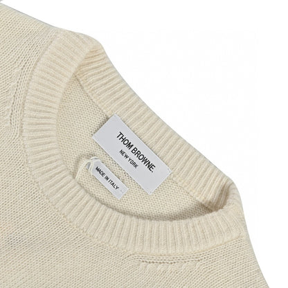 Thom Browne 4-Bar Sweater "Beige"