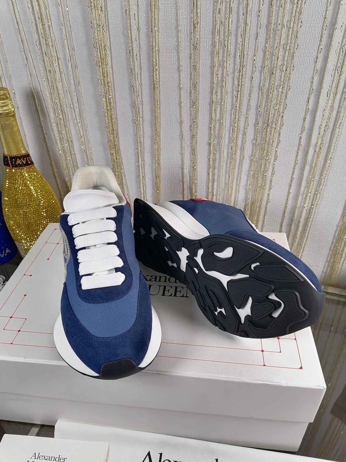 Alexander McQueen Sprint Runner "Blue-Silver"