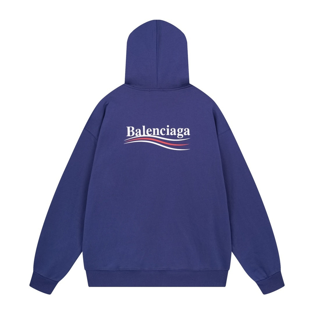 Balenciaga Political Campaign Hoodie "Blue"