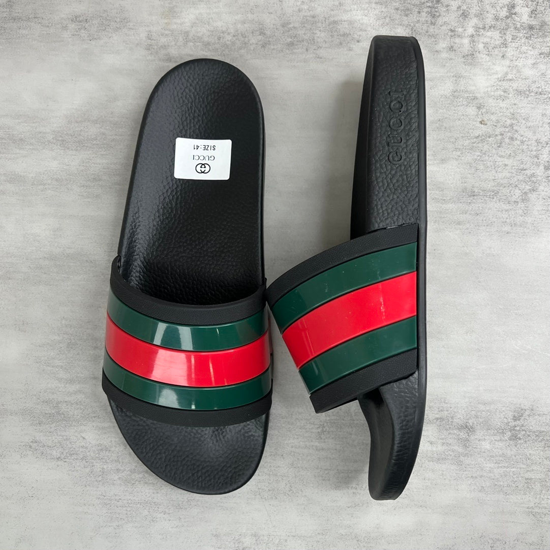 Gucci Slides "Black-Green-Red"