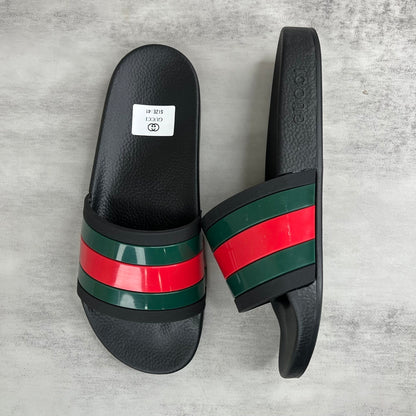 Gucci Slides "Black-Green-Red"