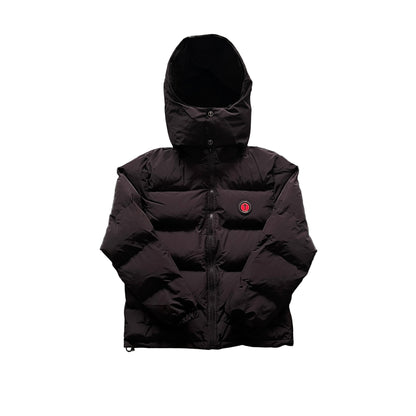 Trapstar Irongate Down Jacket "Black-Red"