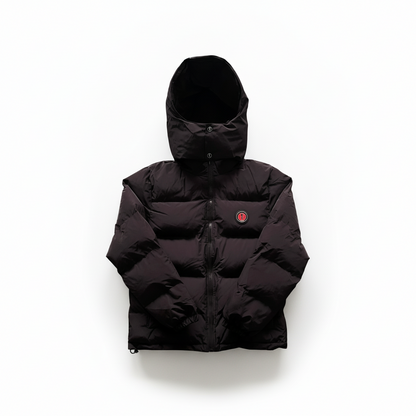 Trapstar Irongate Down Jacket "Black-Red"