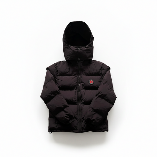 Trapstar Irongate Down Jacket "Black-Red"