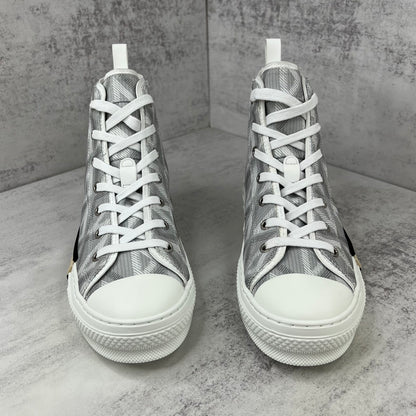 Dior B23 High-Top "Light Grey CD Diamonds"