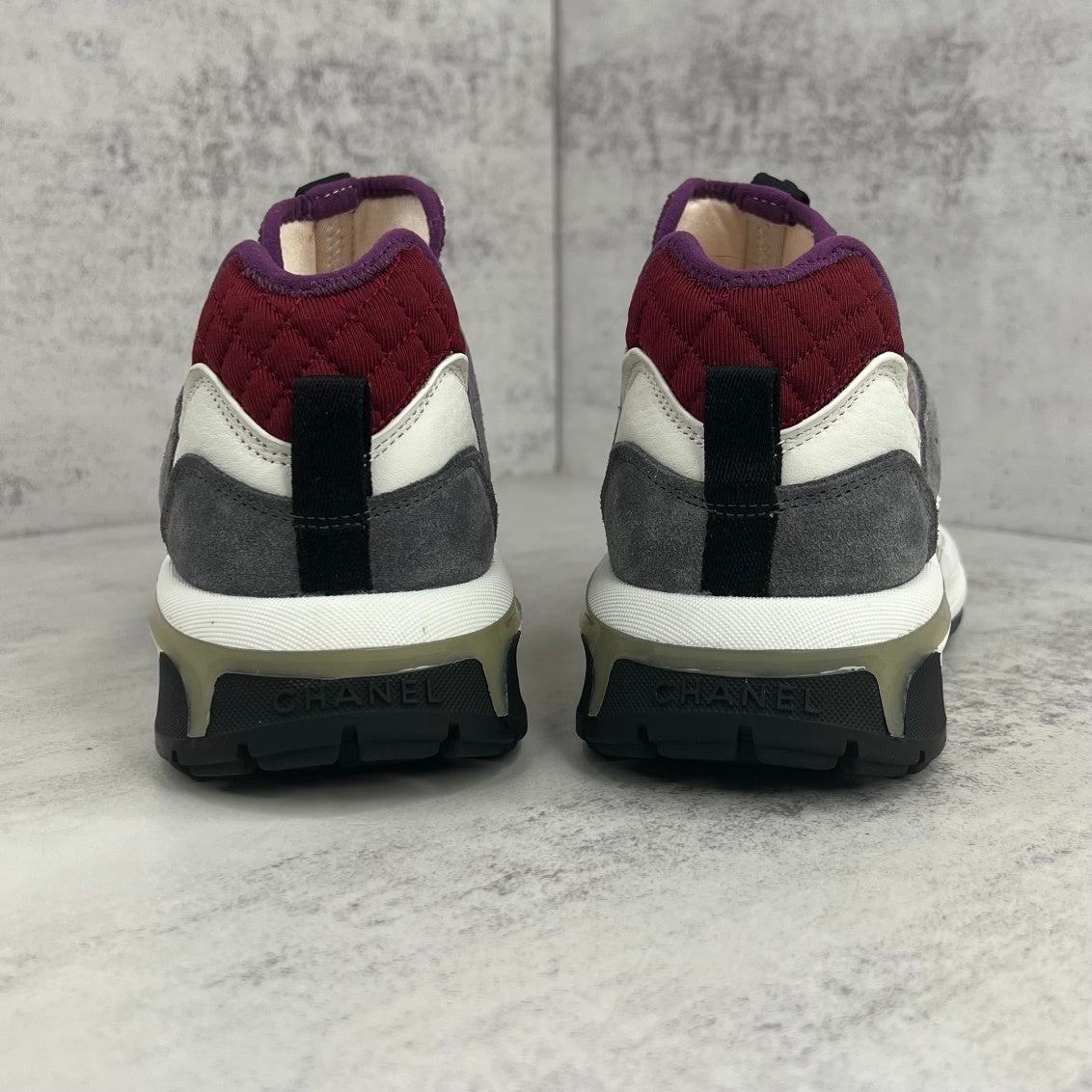 Chanel CC "Grey-Pink-White"