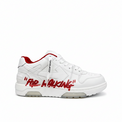Off-White Out Of Office "White-Red For Walking"