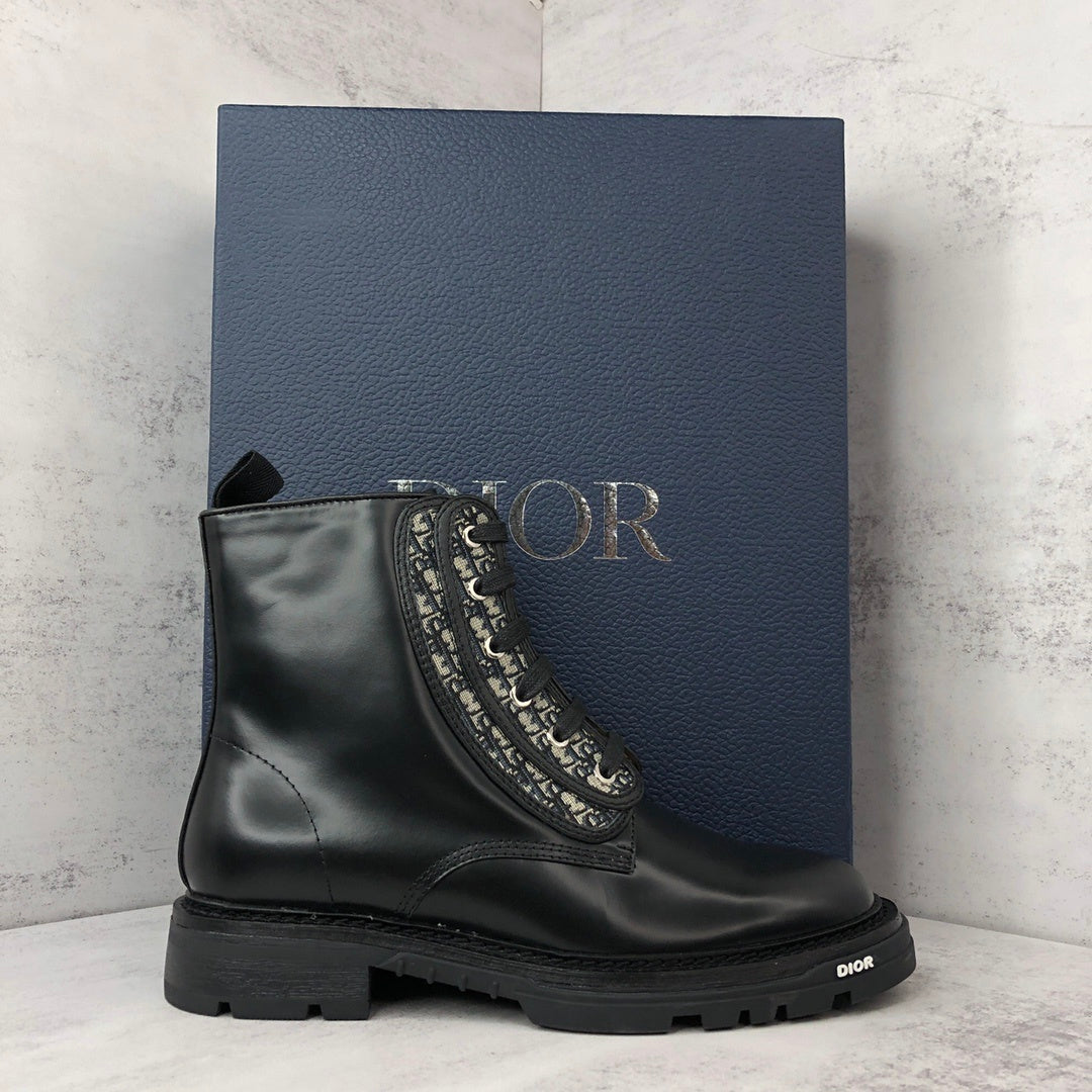 Dior Men Explorer 2 Laced Ankle Boots "Black"