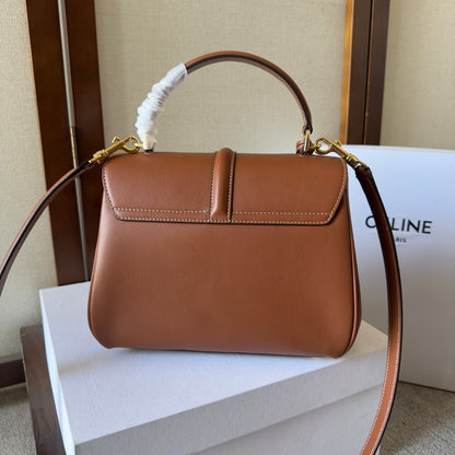 Celine Small 16 Bag in Natural Calfskin "Tan"