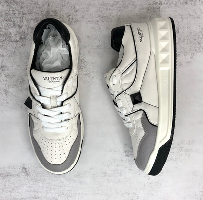 Valentino Garavani One Stud "White-Black-Grey"