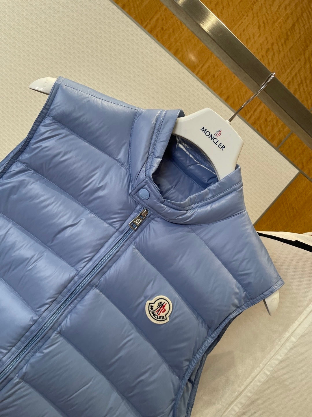 Moncler Gui Down Vest "Baby Blue"