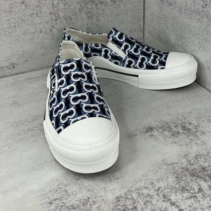 Burberry Slip-On "Blue-White Monogram"