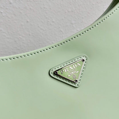 Prada Cleo Brushed Leather Shoulder Bag