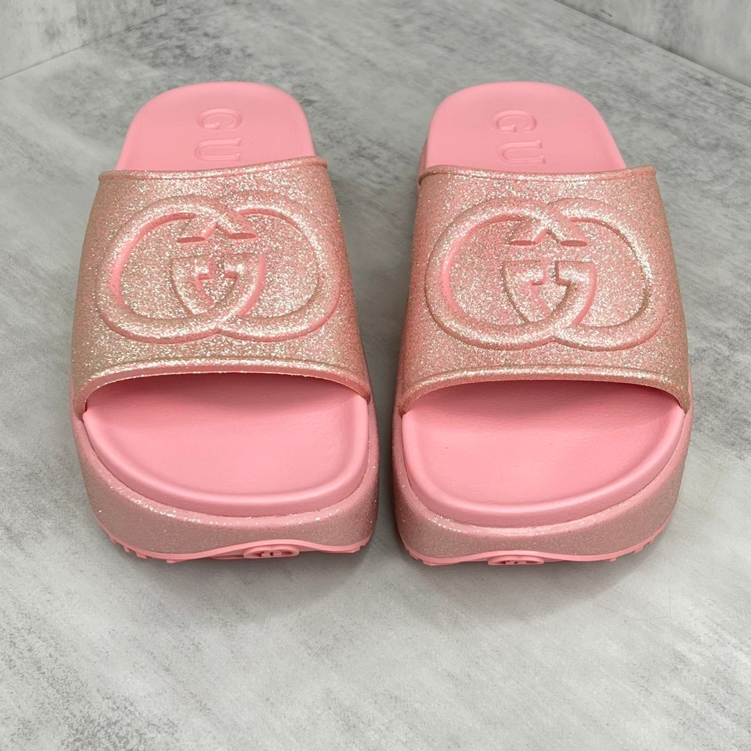 Gucci Slides "Pink Glitter"