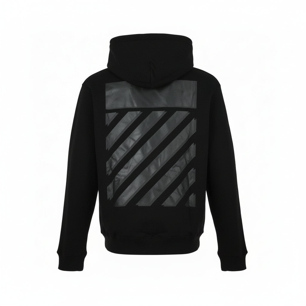 Off-White Diag Tab Hoodie "Black"