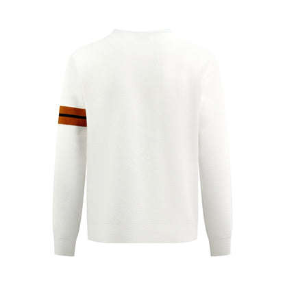 Zegna High Performance Wool Crewneck Sweater "White"