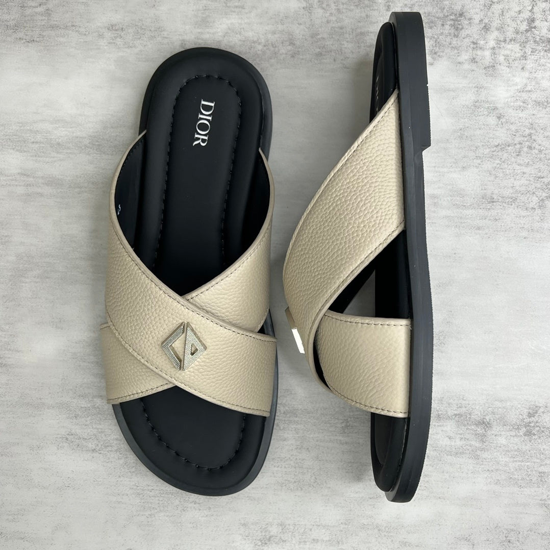 Dior Slides "Beige-Black"
