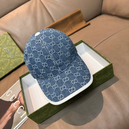 Gucci Denim GG Baseball Cap