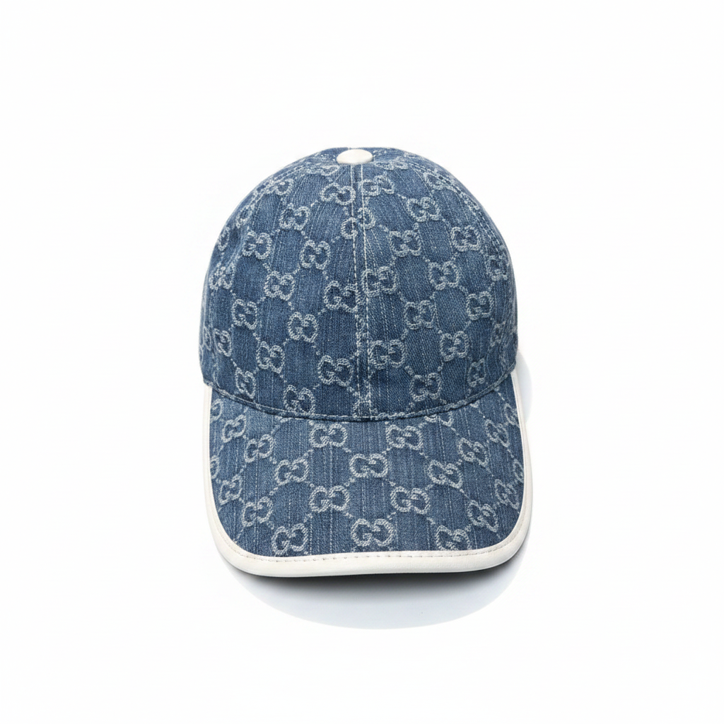 Gucci Denim GG Baseball Cap