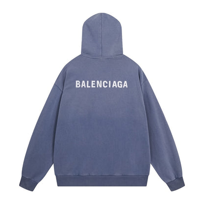 Balenciaga Hoodie "Blue-White"