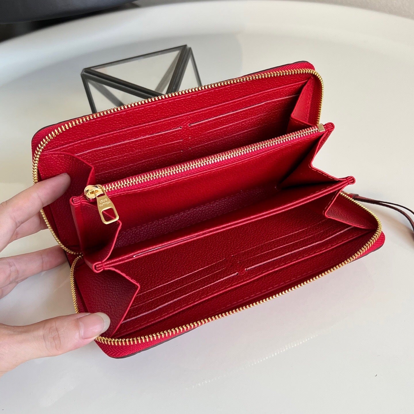 Louis Vuitton Zippy Wallet "Monogram Empreinte Leather"