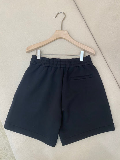 Gucci Logo Embroidered Shorts "Black"