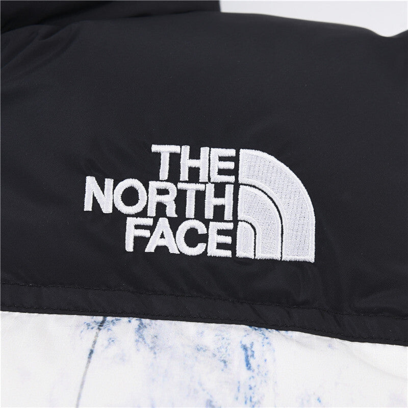 The North Face 700 Down Jacket "White-Black"