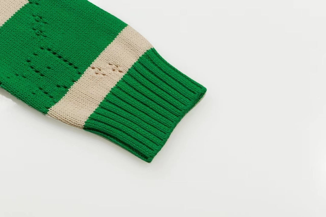 Gucci GG Sweater "Green-Ivory"