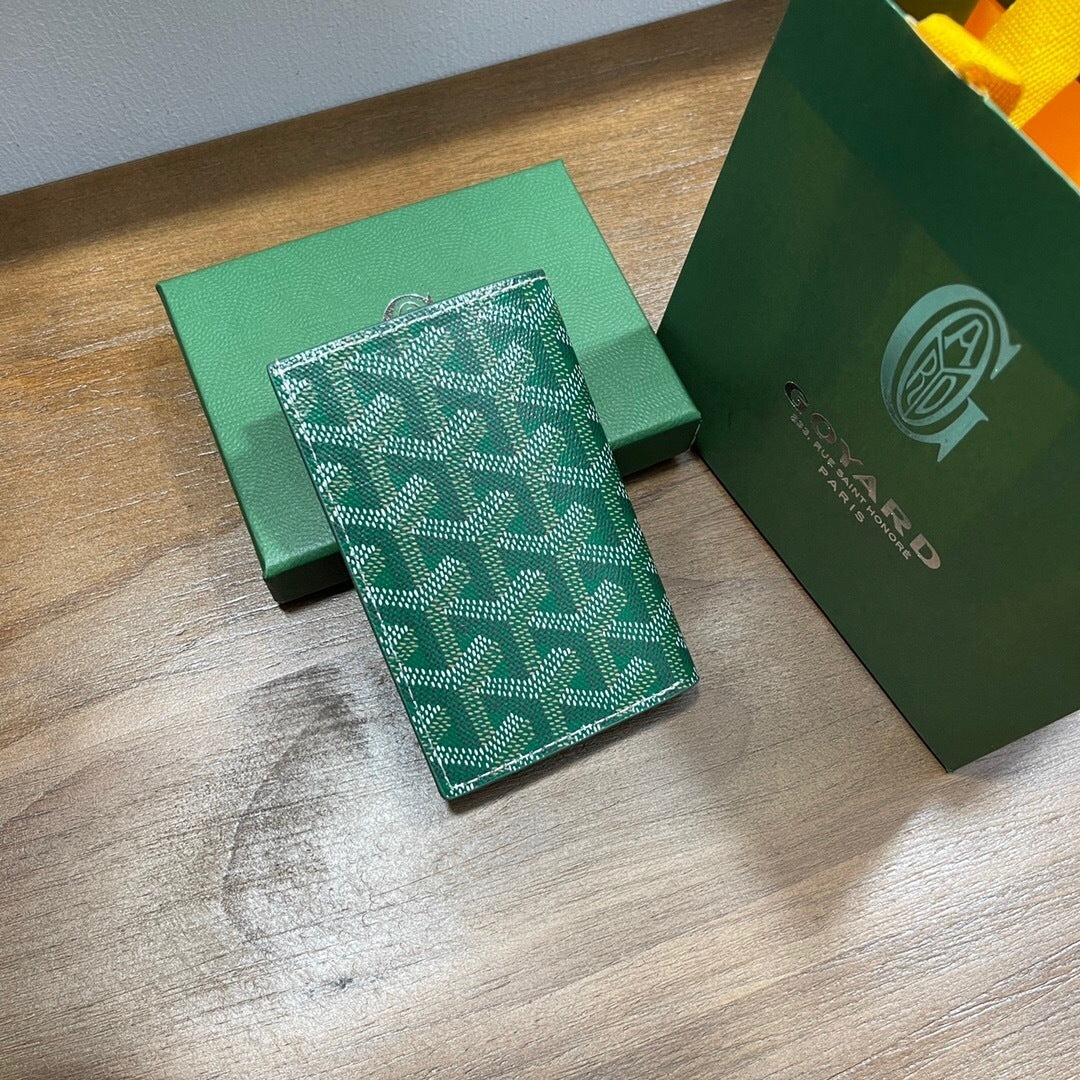 Goyard Saint-Pierre Card Wallet "Green"