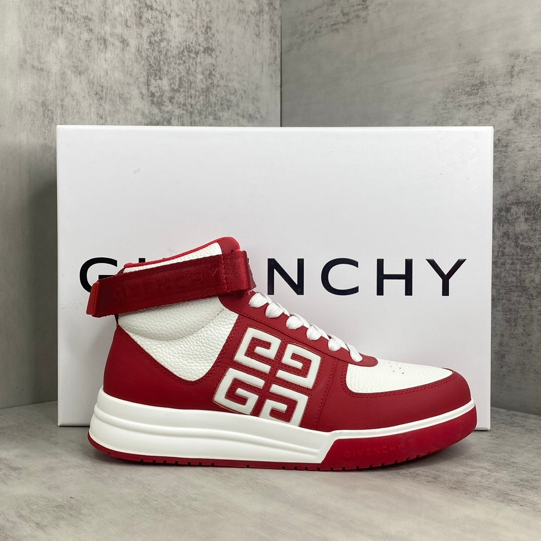 Givenchy High-Top G4 "White-Red"