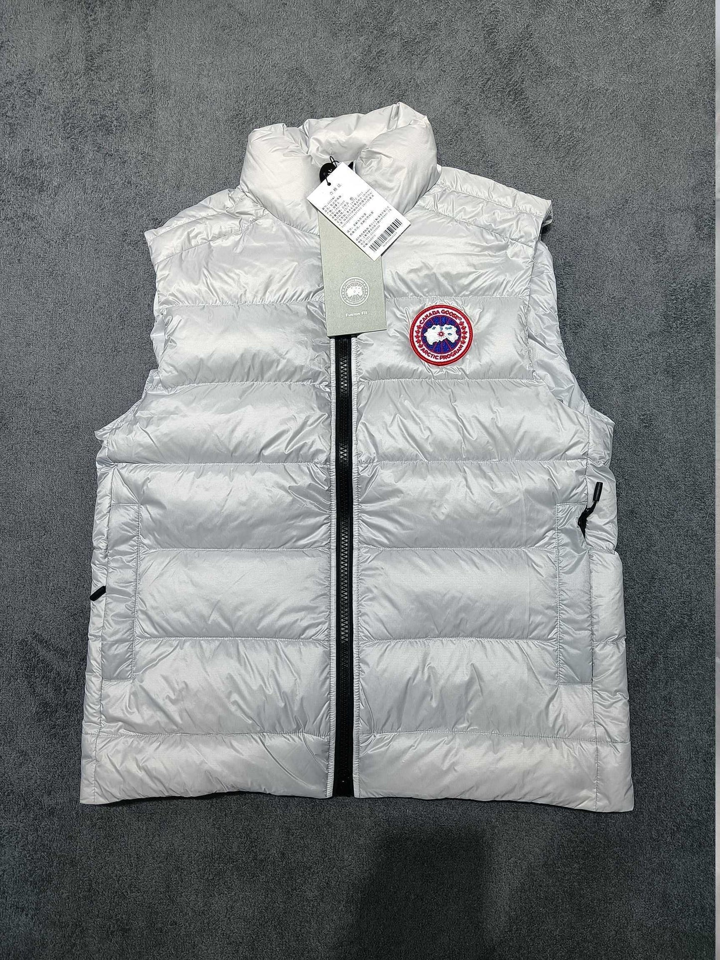 Canada Goose Crofton Down Vest "Silver"