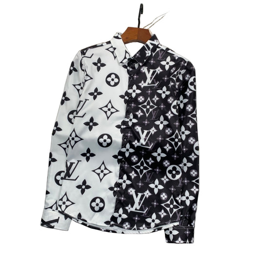 Louis Vuitton Monogram Shirt "Black/White"
