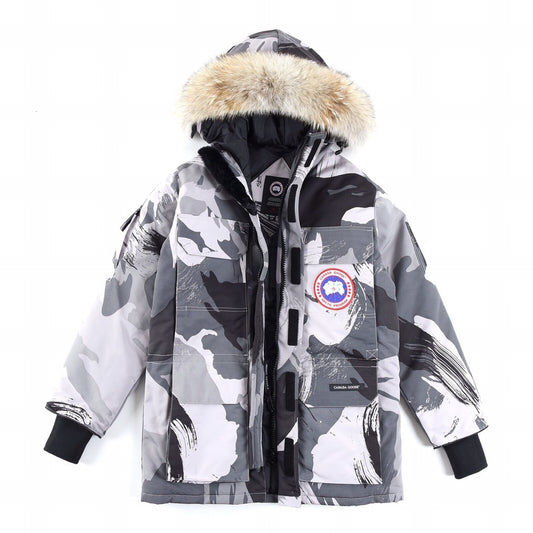 Canada Goose Expedition Down Jacket "Grey Camo"
