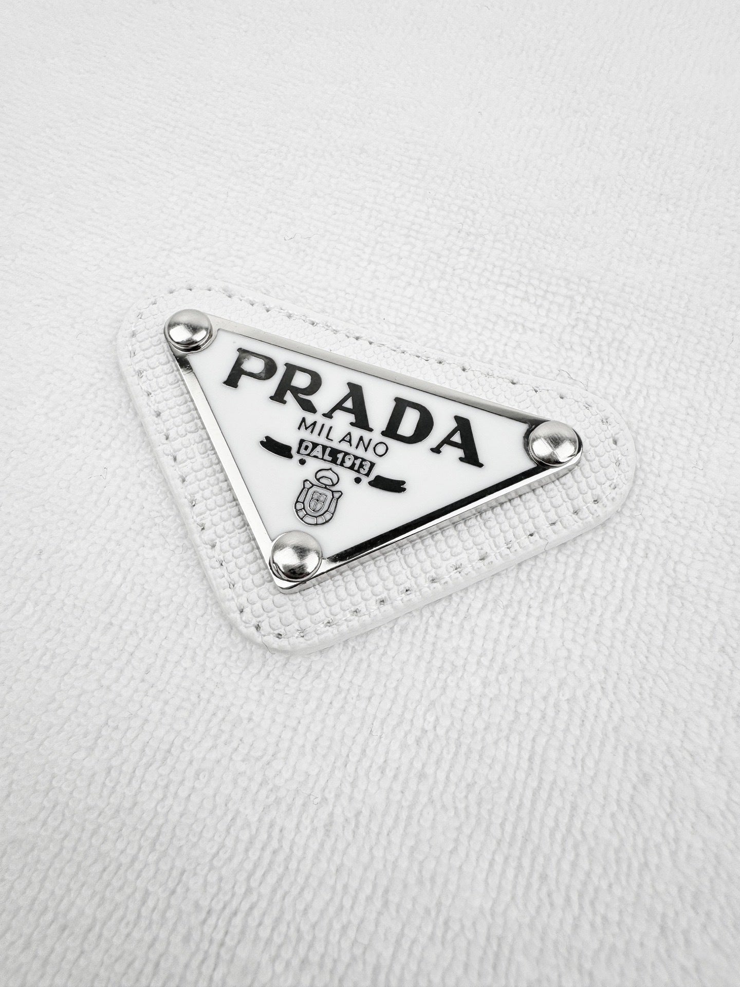 Prada Terry Towelling T-Shirt "White"